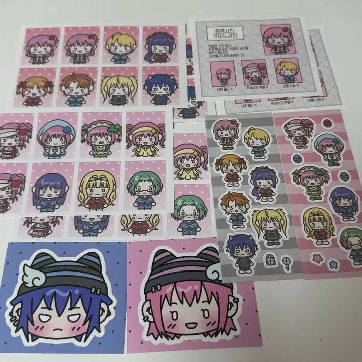 [BUNJANG] Cardcaptor Sakura Sticker Set / 캐릭캐릭체인지 캐캐체 통판 스티커 증명사진 스티커
