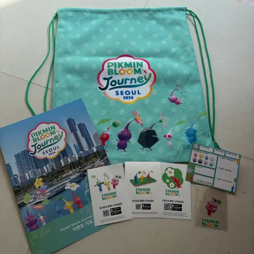[BUNJANG] Pikmin Bloom 2026 Journey Goods Bundle Set / 2026 피크민 블룸 저니 굿즈 일괄