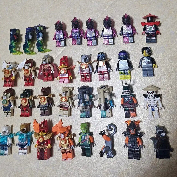 [BUNJANG] LEGO Ninjago &amp; Chima Figure Complete Set / 레고 피규어 전체 세트(네고 가능)