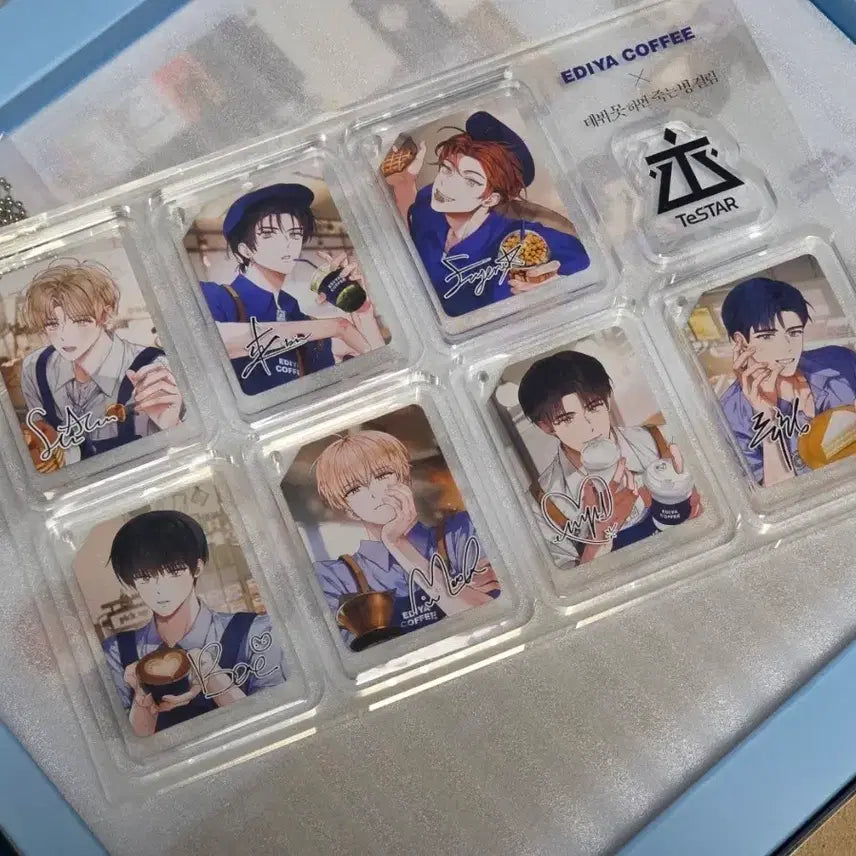 [BUNJANG] Debut or Death Acrylic Block Bundle Set / 데못죽 이디야 콜라보 아크릴 블럭 양도