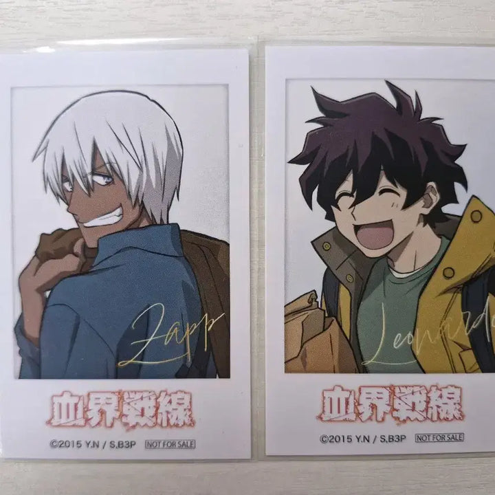 [BUNJANG] Blood Blockade Battlefront Zapp Renfro Leonardo Watch Pop-up Exclusive Bundle Set / 혈계전선 재프 렌프로 레오나르도 워치 팝업특전 일괄