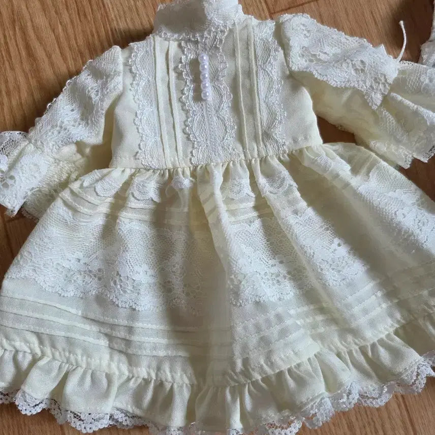 [BUNJANG] Baby Doll Dress and Headband Set / 베이비돌 인형 의상