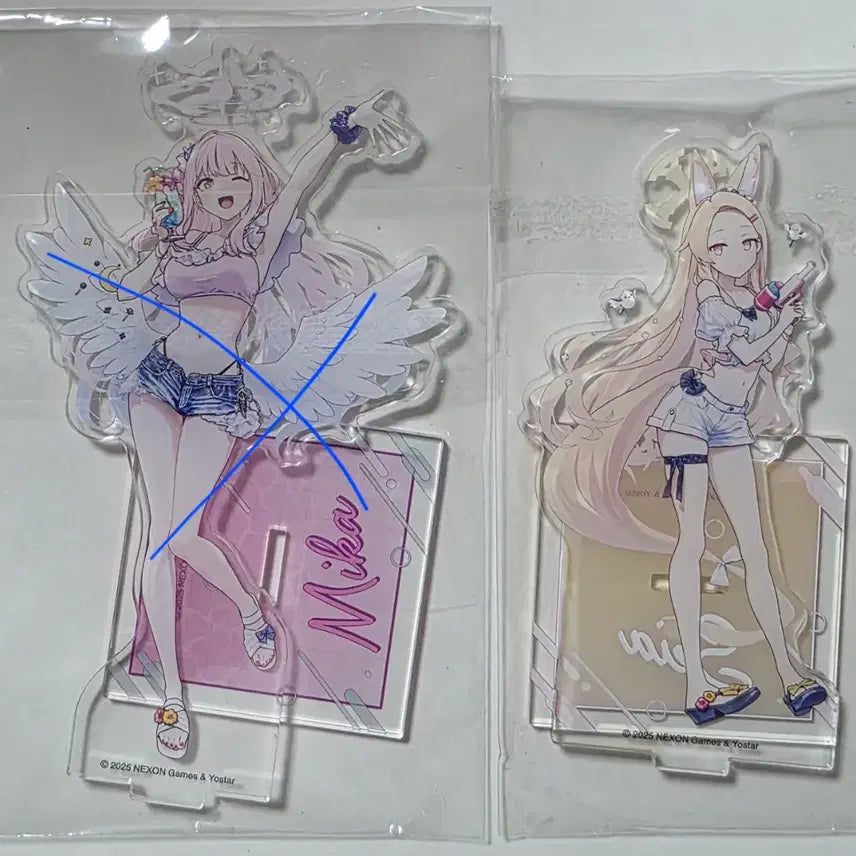 [BUNJANG] Blue Archive Summer Series Teatime Acrylic Stand Mika Seia / 블루아카이브 여름 시리즈 티파티 아크릴 스탠드 미카 세이아 판매합니다.
