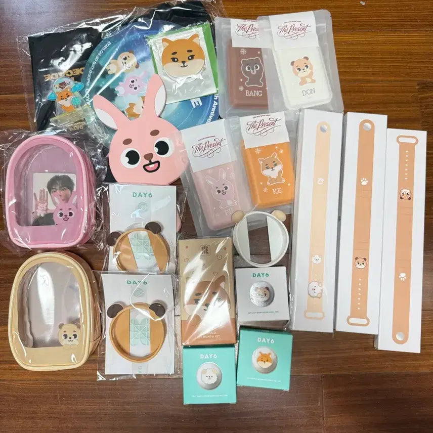 [BUNJANG] DAY6 Wonpil Pouch Card Holder Made in Taiwan Link Cover Strap Bundle Set / 데이식스 원필 파우치 카드지갑 마데워치 링커버 스트랩 일괄 판매
