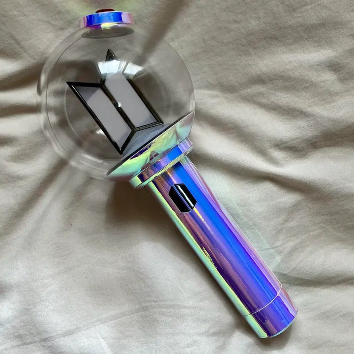 [BUNJANG] BTS Army Bomb Sticker Aurora White (Reflective Type) / 사미밤 스티커 bts 응원봉 스킨 아미밤 bts부산콘
