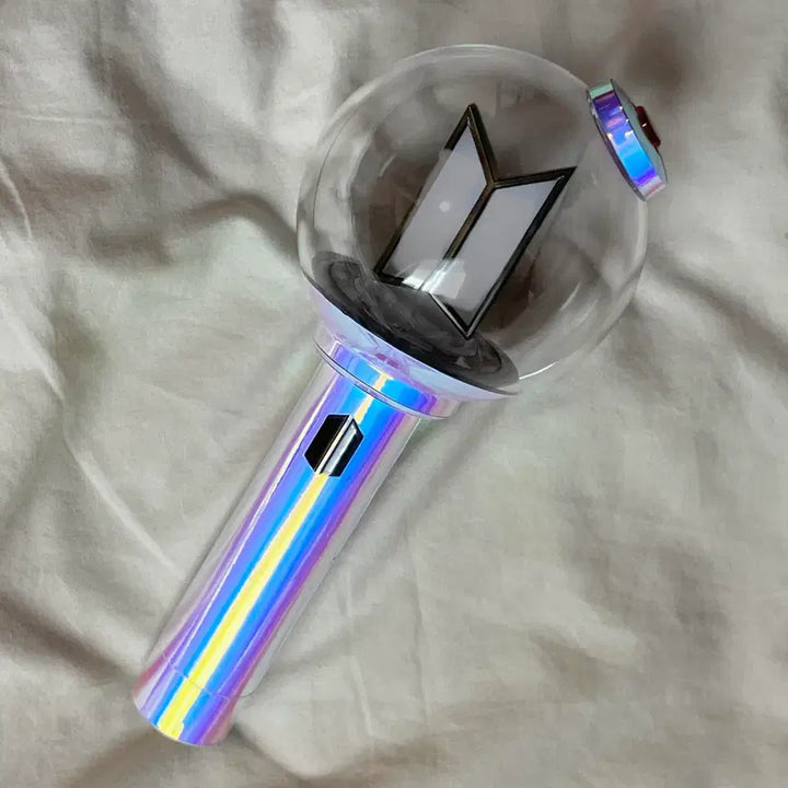 [BUNJANG] BTS Army Bomb Sticker Aurora White (Reflective Type) / 사미밤 스티커 bts 응원봉 스킨 아미밤 bts부산콘