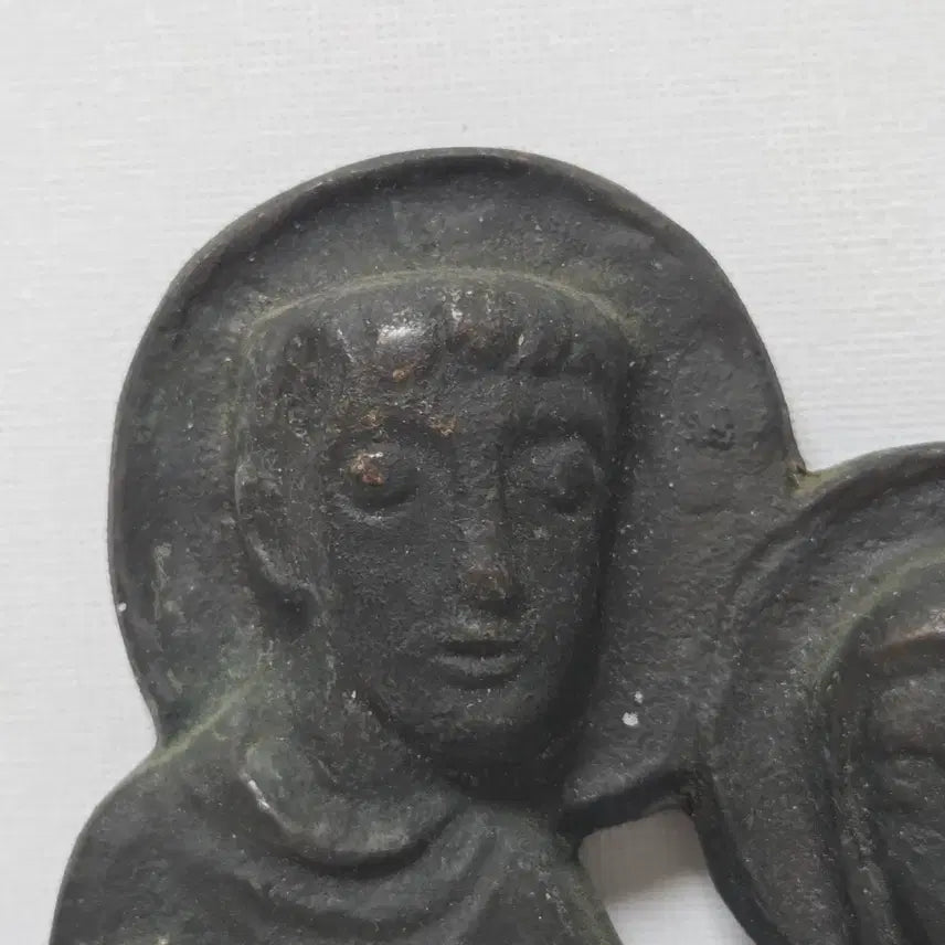 [BUNJANG] Brass Holy Family Statue Artist Work / 황동 금속 덩어리 작가 작품 성가정상 작가 작품 가톨릭 성가정상