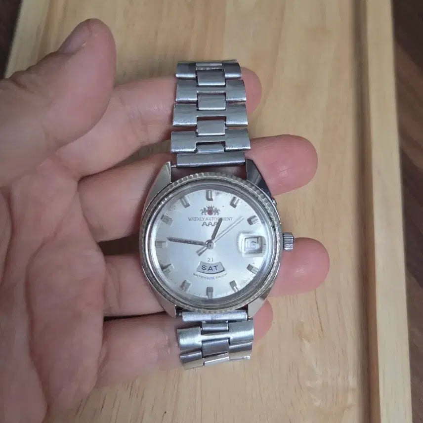 [BUNJANG] 1960s Orient Automatic Vintage Watch / 60년대 위클리 오토 오리엔트 빈티지 오토매틱 시계