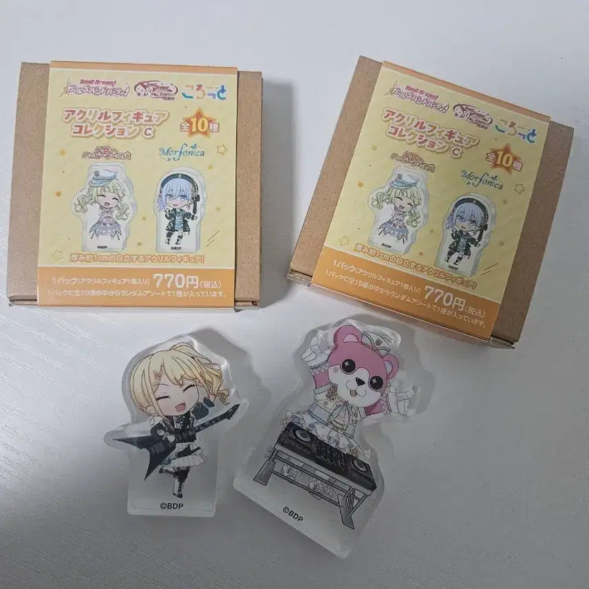 [SOLD OUT] 뱅드림 10주년 전시회 아크릴 키리가야 토우코, 미셸 일괄