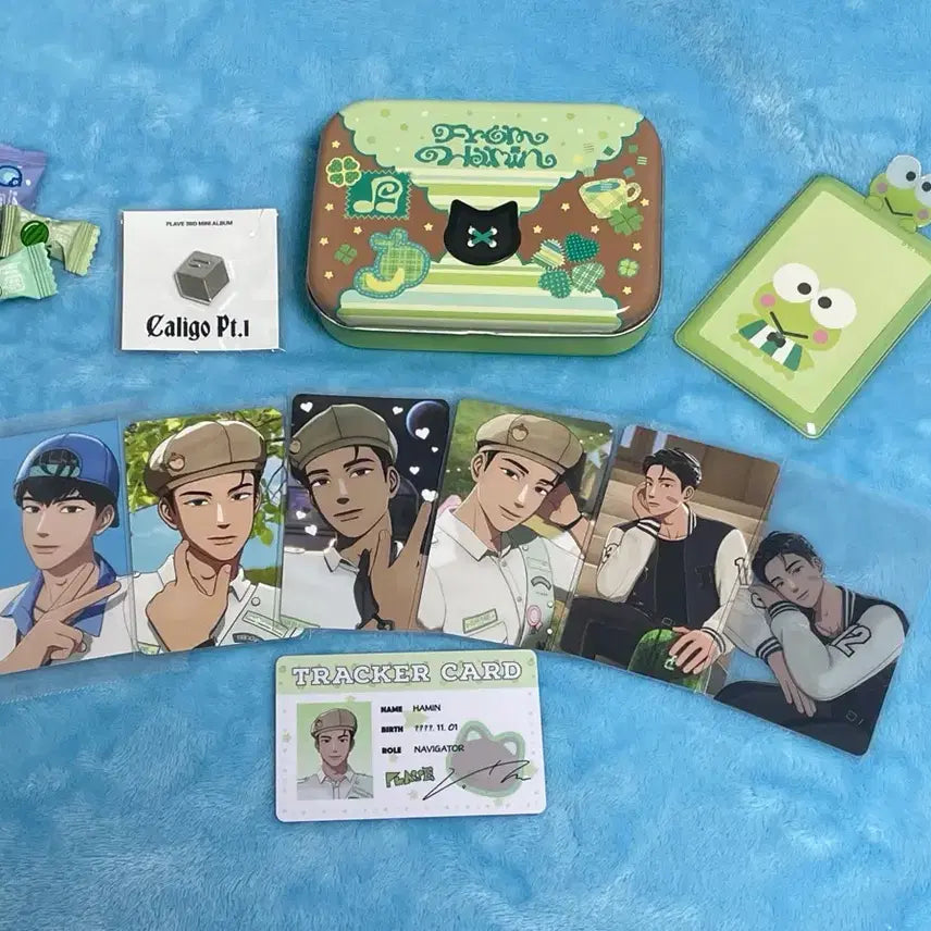 [BUNJANG] PLAVE Hamin "Bbu" Doll Album Bundle Set / 플레이브 하민 뿌 인형앨범 생일 틴케이스 일괄