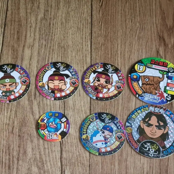 [BUNJANG] MapleStory, Ghost Story, Yu-Gi-Oh!, Jumong Stickers Bundle Set / 메이플딱지/귀혼딱지/기타 일괄