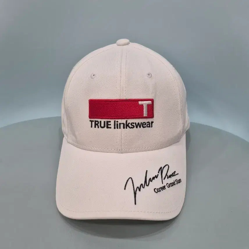 [BUNJANG] Lee Eun-bi Pro Golfer Autographed White Ball Cap / [새상품] 프로골퍼 이은비 선수 싸인 화이트 볼캡 모자