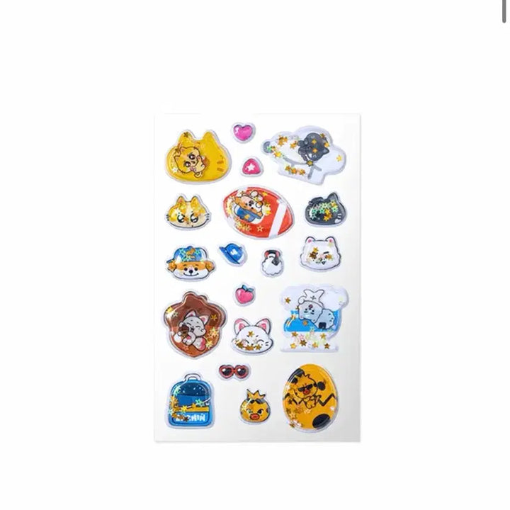 [BUNJANG] ENHYPEN JAY SUNGOO Snowy Version Sticker Split Set / (분철 제이키 스노위) 엔친 스티커 엔하이픈 양도