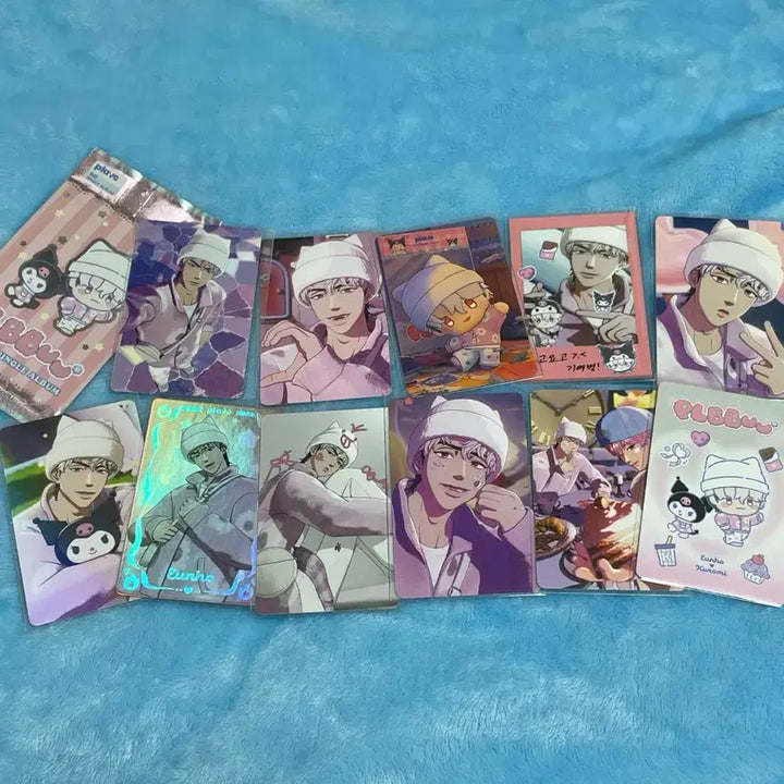 [BUNJANG] Pleiades Ppo Eunho Photocard Bundle Set (including POB) / 플레이브 뿌 은호 포카 미공포 포함 일괄