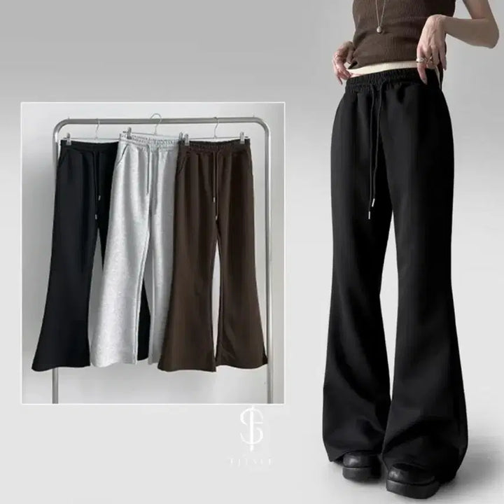 [BUNJANG] Fitci Mermaid Bootcut Soft Training Long Pants / 핏시 여유 인어 부츠컷 올밴딩 소프트 트레이닝 롱팬츠 츄리닝
