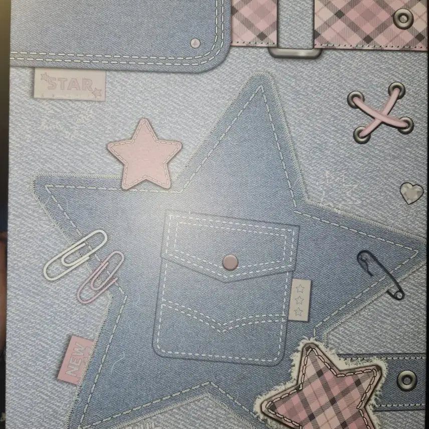 [BUNJANG] Denim Design 3-Ring Binder - Photocard &amp; Postcard Organizer / 3공바인더 엽서바인더 포카바인더 판매