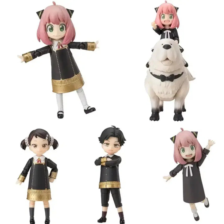 [BUNJANG] S.H.Figuarts Spy x Family Bundle Set Anya, Bond, Becky, Damian Figures / (일괄) S.H.Figuarts 스파이 패밀리 피규어 아냐 베키 다미안