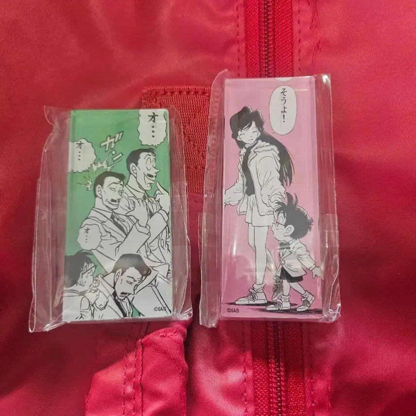 [BUNJANG] Detective Conan Detective Agency Limited Acrylic Block Set / 명탐정코난 탐정사무소 한정 아크릴블록 코난 란 모리 코고로 세트