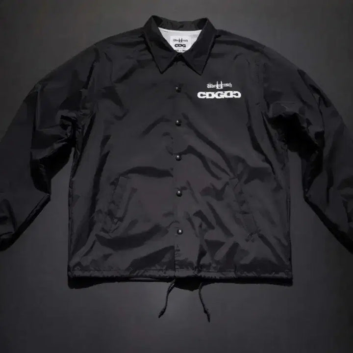 [BUNJANG] CDG x G-Dragon Classic Nylon Coach Jacket Black / (원가양도) CDG x 지드래곤 클래식 코치 자켓 나일론 블랙