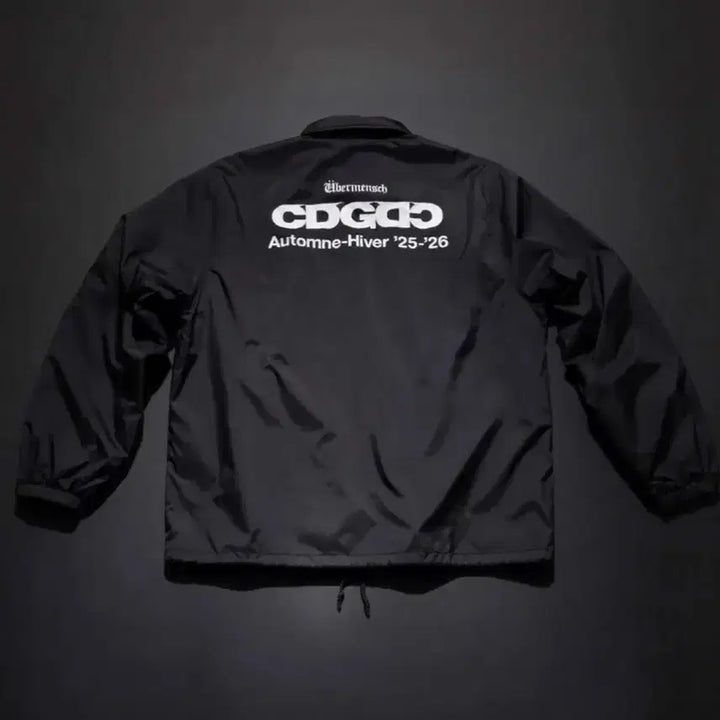 [BUNJANG] CDG x G-Dragon Classic Nylon Coach Jacket Black / (원가양도) CDG x 지드래곤 클래식 코치 자켓 나일론 블랙