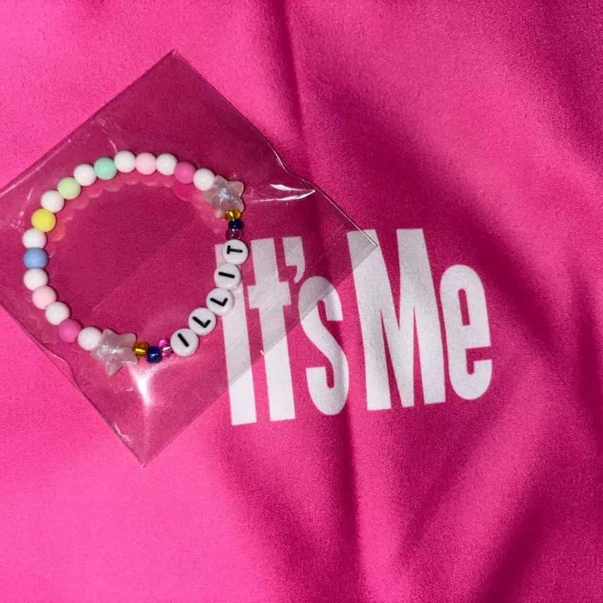 [BUNJANG] ILLIT Lucky Draw Slime + Beaded Bracelet Bundle Set / 아일릿 슬로건+비즈팔찌 일괄