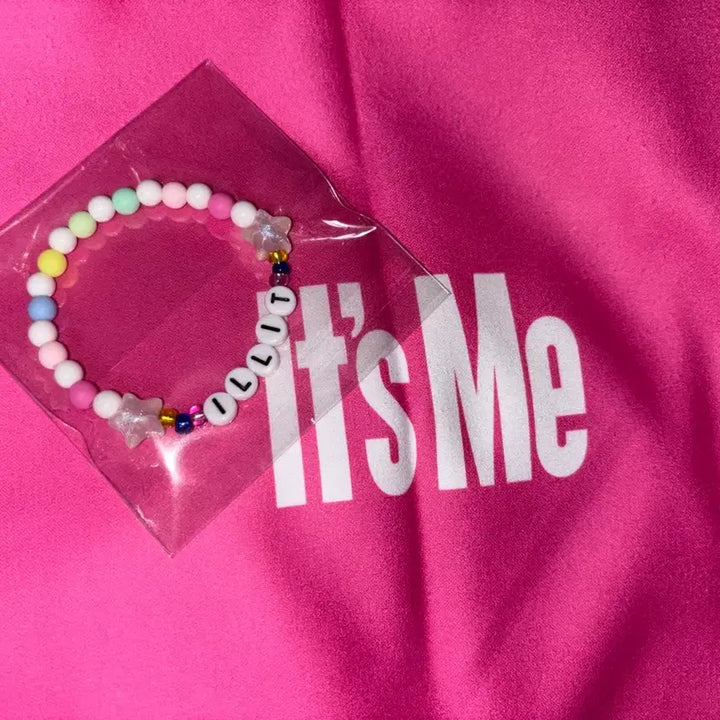 [BUNJANG] ILLIT Lucky Draw Slime + Beaded Bracelet Bundle Set / 아일릿 슬로건+비즈팔찌 일괄