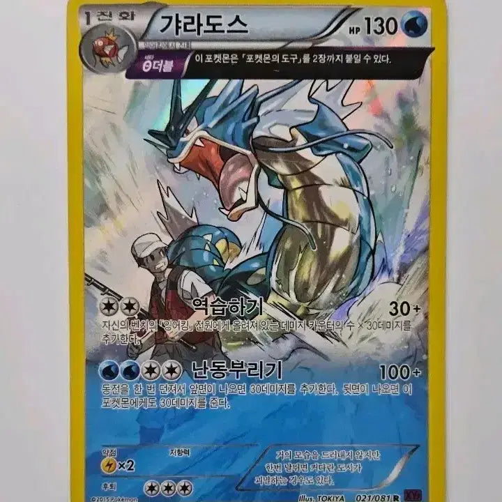 [BUNJANG] Pokemon Card Gyarados XY Full Art Ancient Card / 포켓몬 카드 갸라도스 XY 풀 일러스트 고대카드