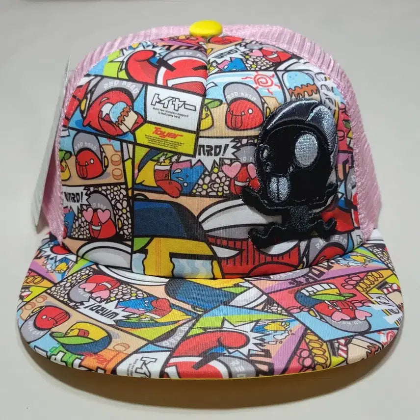 [BUNJANG] Unisex Character Snapback Hat / 남녀공용 캐릭터 스냅백/패션모자(새상품)