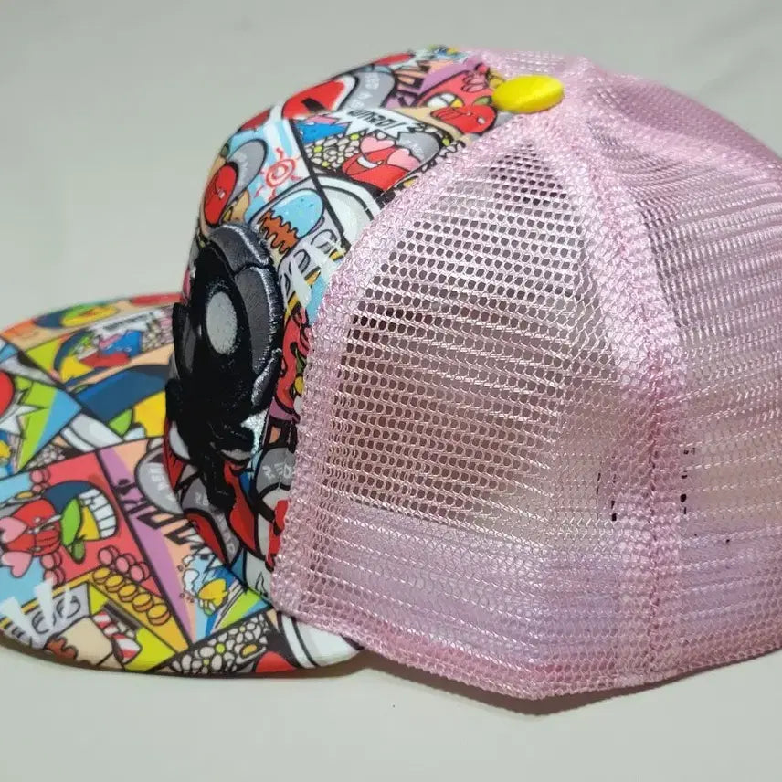 [BUNJANG] Unisex Character Snapback Hat / 남녀공용 캐릭터 스냅백/패션모자(새상품)