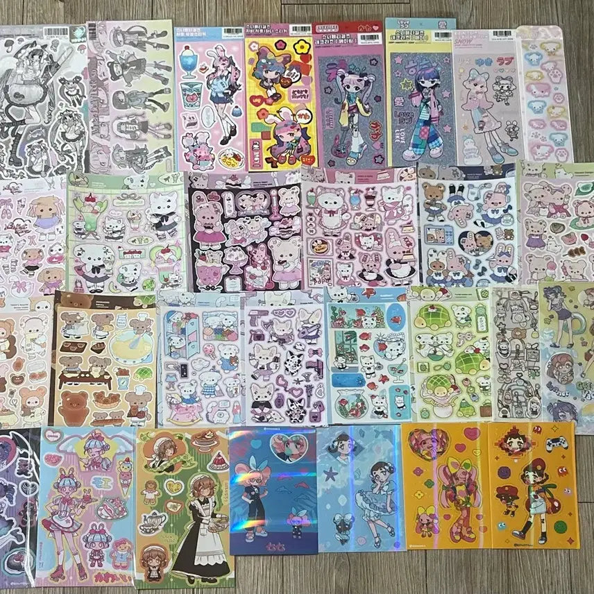 [BUNJANG] 100pcs Diary Deco Sticker Bundle Set / 다꾸 씰스티커 100장 일괄처분(1)