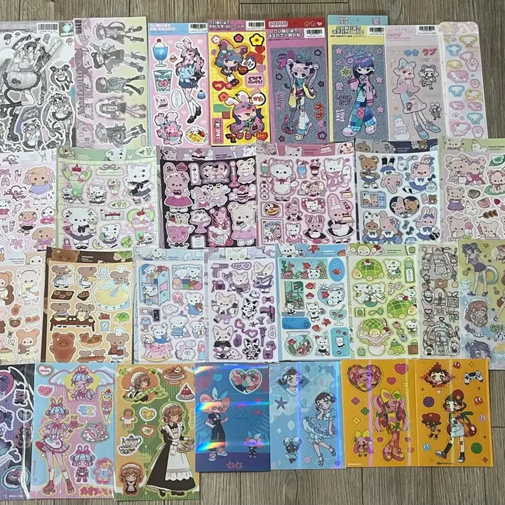 [BUNJANG] 100pcs Diary Deco Sticker Bundle Set / 다꾸 씰스티커 100장 일괄처분(1)