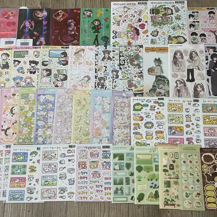 [BUNJANG] 100pcs Diary Deco Sticker Bundle Set / 다꾸 씰스티커 100장 일괄처분(1)