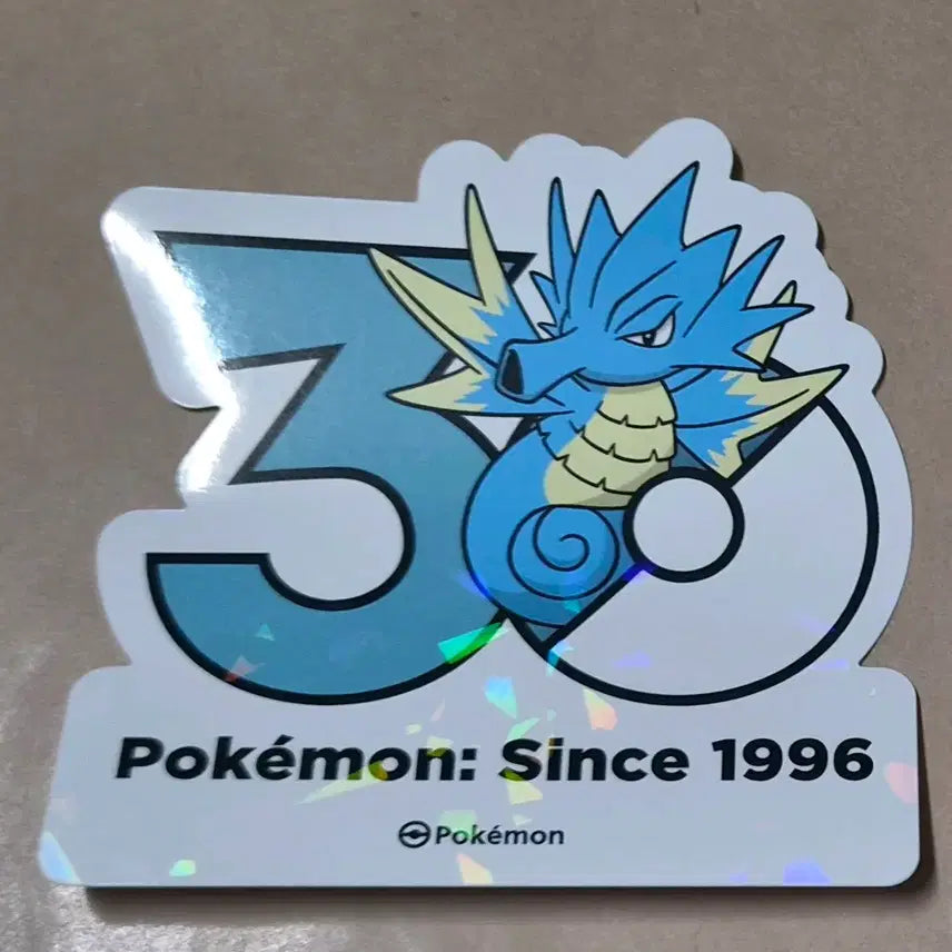 [BUNJANG] Pokemon 30th Anniversary Sticker Seadra / 성수 팝업 포켓몬 30주년 스티커 시드라