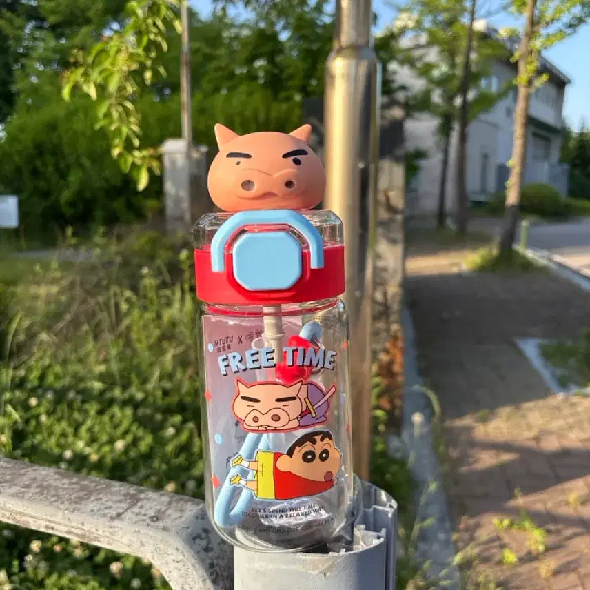 [BUNJANG] Crayon Shin-chan Straw Tumbler (New) / 짱구 부리부리 텀블러 새거 급처