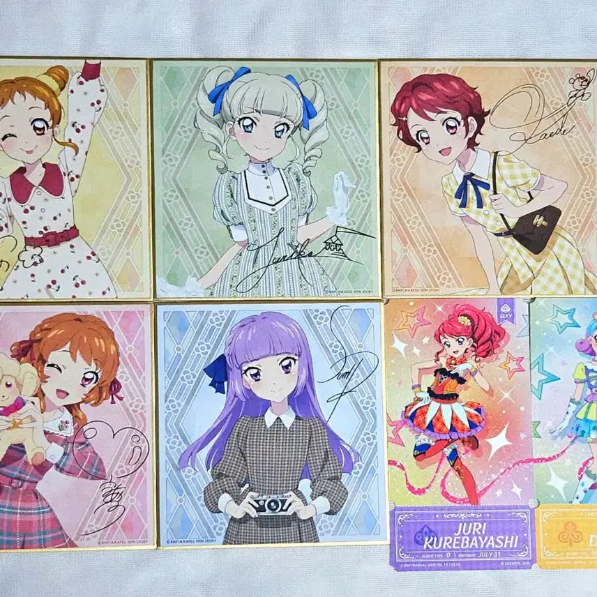 [BUNJANG] Aikatsu CLASSICAL Shikishi Ticket / 아이카츠 클래시컬 색지 티켓