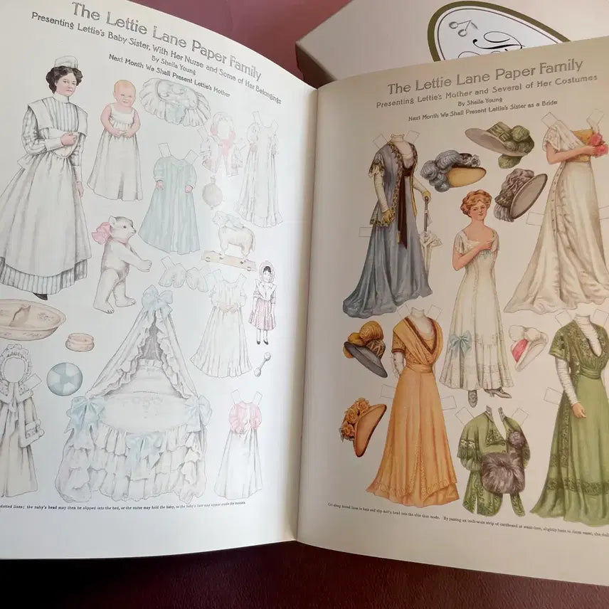 [BUNJANG] 1981 Original Antique Paper Doll Book / 1981s/미국빈티지 오리지널 앤틱크 페이퍼돌 종이인형북(rare)