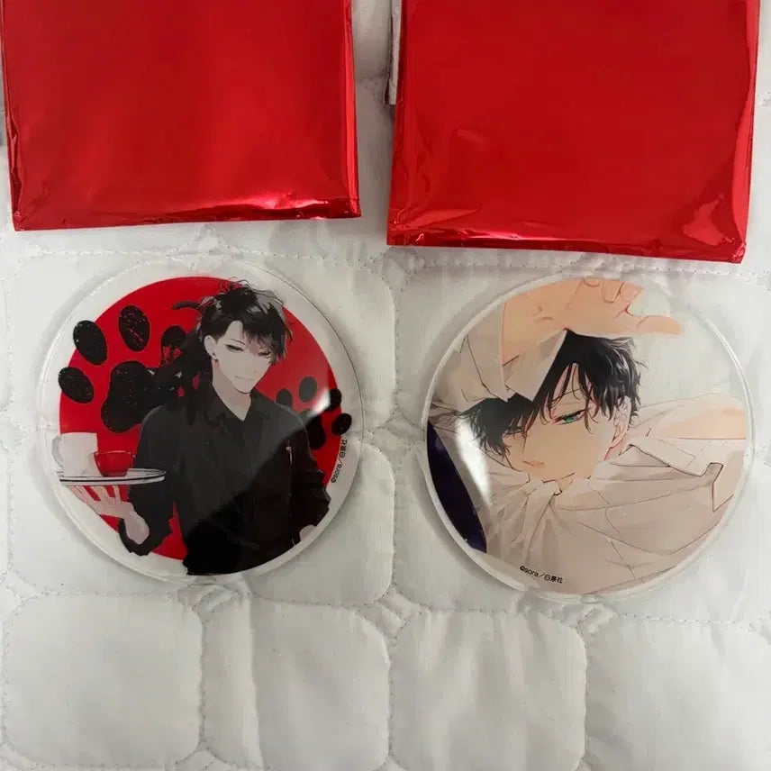 [BUNJANG] Fall High School Girl and Idiot Teacher Jin Acrylic Coaster Set (2 Types) / 추락여고생과 폐인교사 하이바 진 아크릴코스터 2종 일괄
