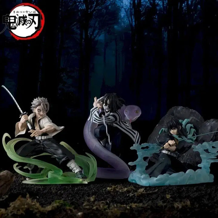 [BUNJANG] Sega Demon Slayer Muichiro, Iguro, Sanemi 3-Figure Set (Sealed) / [미개봉]세가 귀멸의 칼날 크로스링크 무이치로 이구로 사네미 3종 피규어