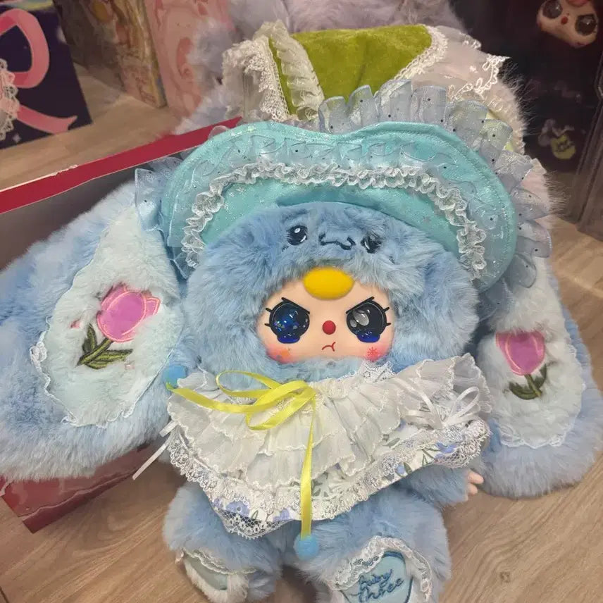 [BUNJANG] Baby Three Sun Blossom Plush Doll (Blue) / 베이비쓰리 썬블라썸 물눈 파랑 블루 인형