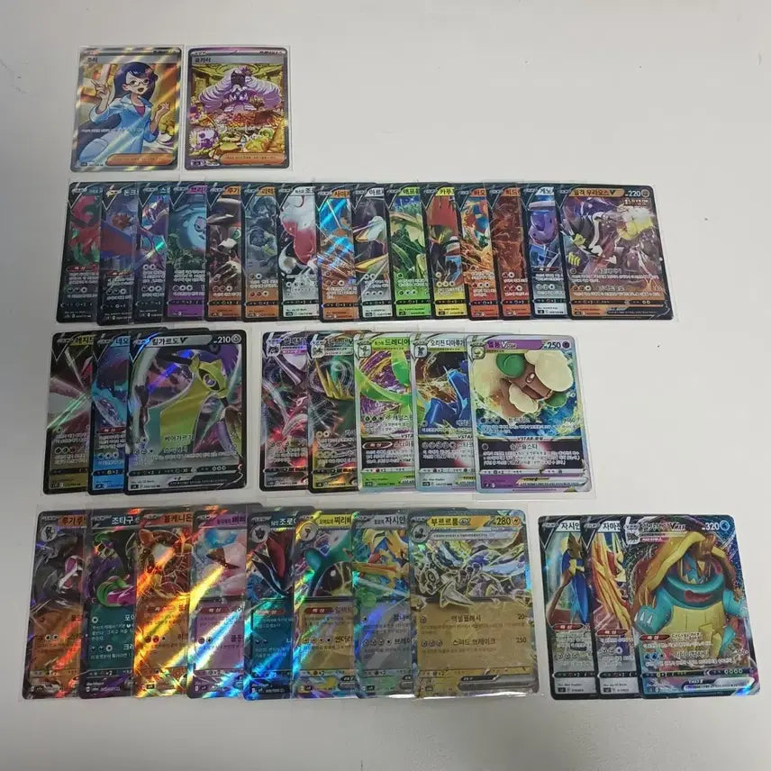 [BUNJANG] Pokemon Card Bundle Set: Juri SR, Yukari SAR, RR Cards / 포켓몬카드 엘범용 주리SR, 유카리 SAR, RR 카드 등 일괄