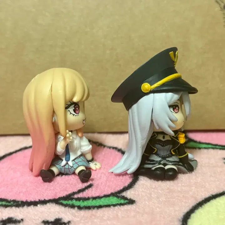 [BUNJANG] Goblin Doll School Uniform Marine Black Lobelia Marine Mini Figure Set (2 Types) / 그비돌 교복 마린 블랙로벨리아 마린 미니 피규어 2종 세트