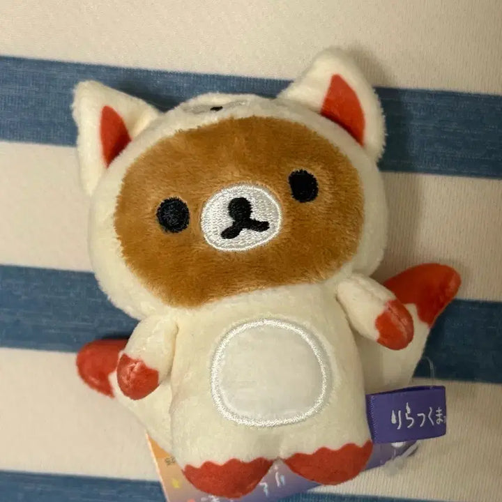 [BUNJANG] Rilakkuma Tenori Mascote Plush Doll / 리락쿠마 천호 구미호 테노리 마스코트 인형