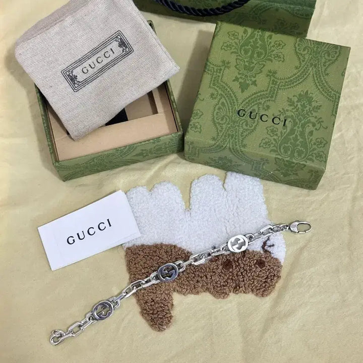 [BUNJANG] Gucci Interlocking G Bracelet Silver / 구찌 인터로킹 G 팔찌 실버