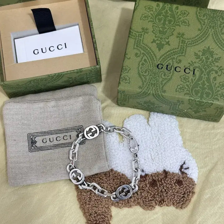 [BUNJANG] Gucci Interlocking G Bracelet Silver / 구찌 인터로킹 G 팔찌 실버