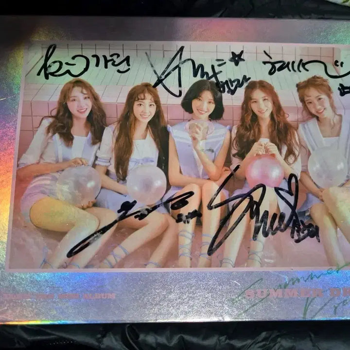 [SOLD OUT] [BUNJANG] ELRIS Mini 3rd Album Summer Dream Autographed Album / 엘리스 미니3집 Summer Dream 친필싸인 앨범