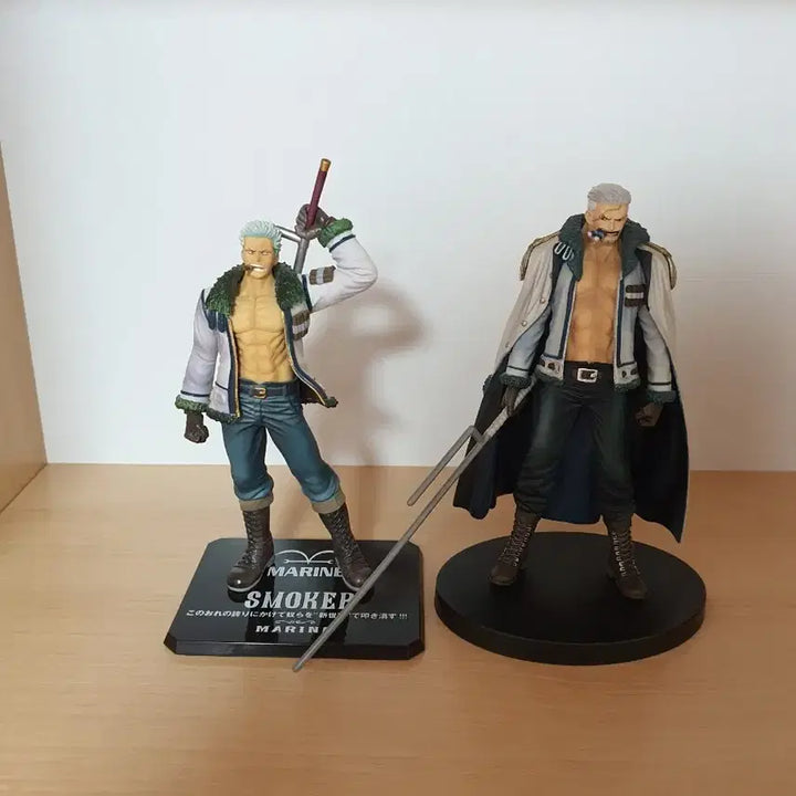 [BUNJANG] One Piece Smoker Figure Bundle Set (2 Types) / 원피스 스모커 피규어 2종 일괄 아츠제로 스모커 반프레스토