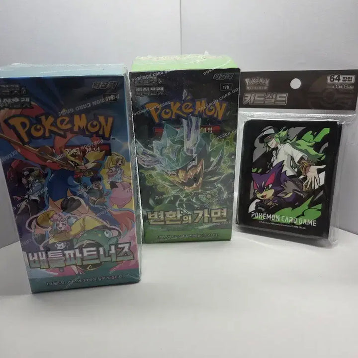 [BUNJANG] Pokemon Card Game Sword &amp; Shield Battle Partner "Transformation Mask" Set - Sealed / 포켓몬 카드 박스 변환의가면 배틀파트너즈 미개봉