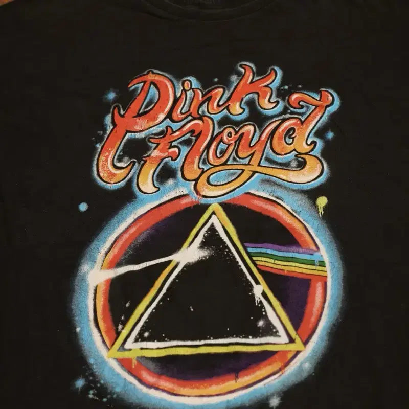 [BUNJANG] Pink Floyd "Dark Side of the Moon" Prism Graphic T-Shirt (XL) / 2021 라이센스 핑크플로이트 티셔츠 판매