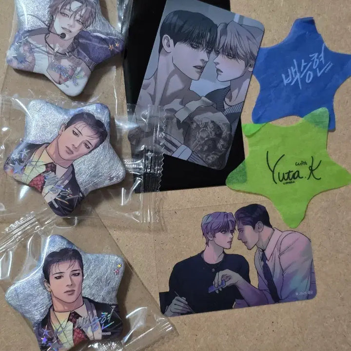 [BUNJANG] Sparkles Pop-up Joje Sonyeo Joje Sonyeo Sparkles Card / 레진 스파클즈 조개소년 발화 10만원 특전 10특 포카 캔뱃지 컨페티