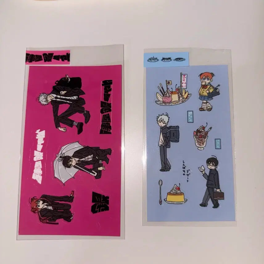[BUNJANG] Gintama Kintoki, Kagura, Shinpachi, Shichikiten Sticker Set / 은혼 고고마님 스티커 해결사 긴토키 카구라 신파치 킷사텐 통판